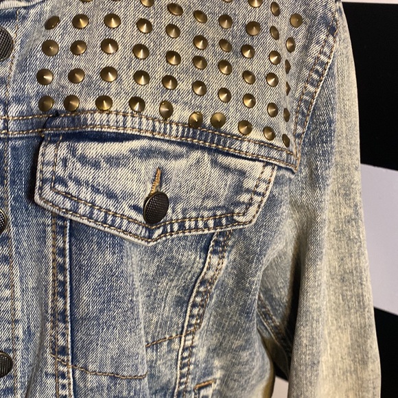 Studded denim jacket - Picture 3 of 5